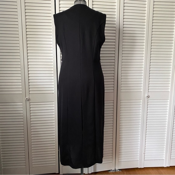 Vintage Joseph Ribkoff long line vest topper with embellishments L - Picture 3 of 15